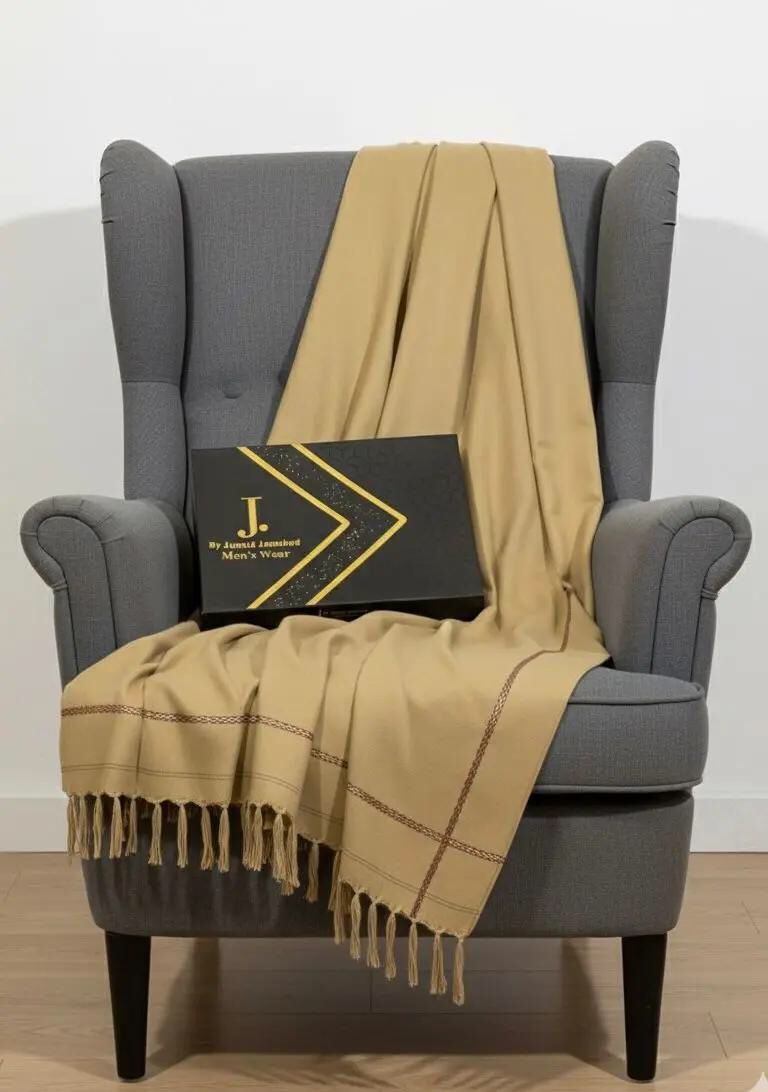 J. Premium Style Wool Shawl – Winter Collection