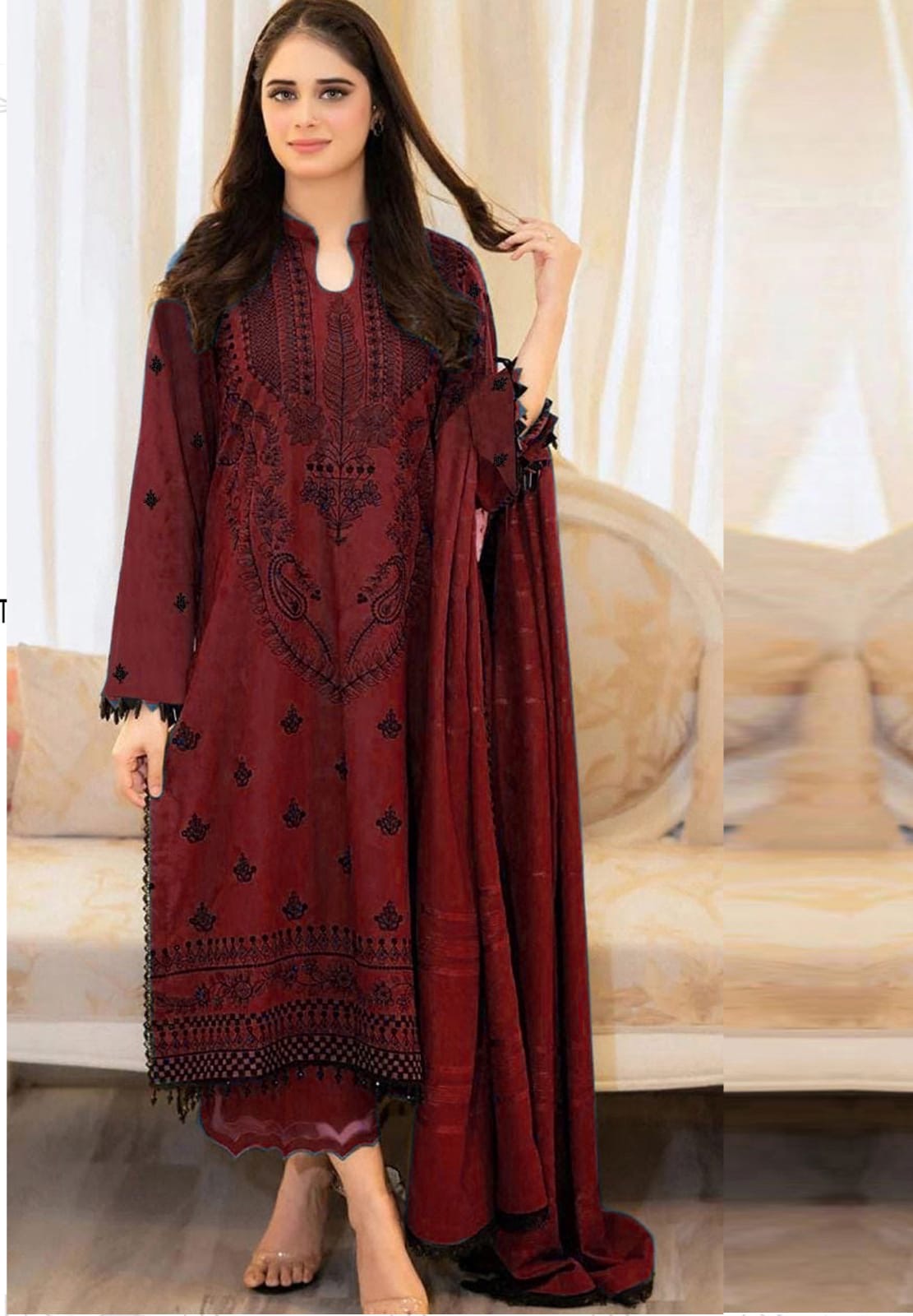 Libaas Heavy Embroided 3 pcs