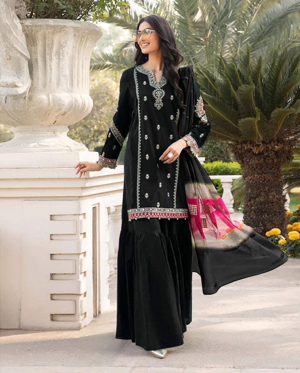 Maria B. Heavy Embroided 3 pcs