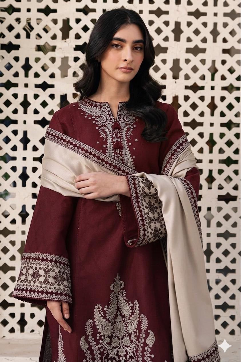 Jazmin Heavy Embroided 3 pcs