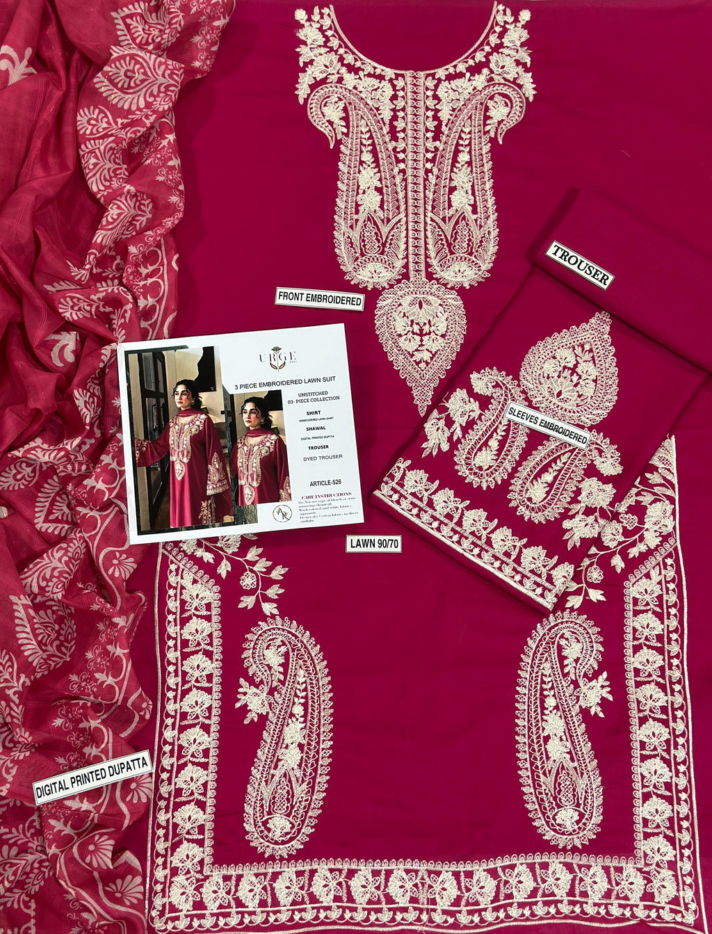Urge Heavy Embroided 3 pcs