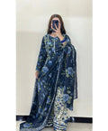 Bin Saeed Printed Karandi 3pc k#3