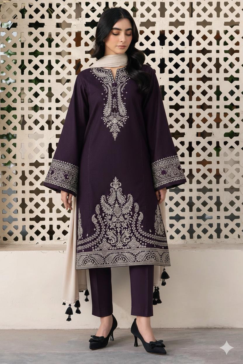 Jazmin Heavy Embroided 3 pcs