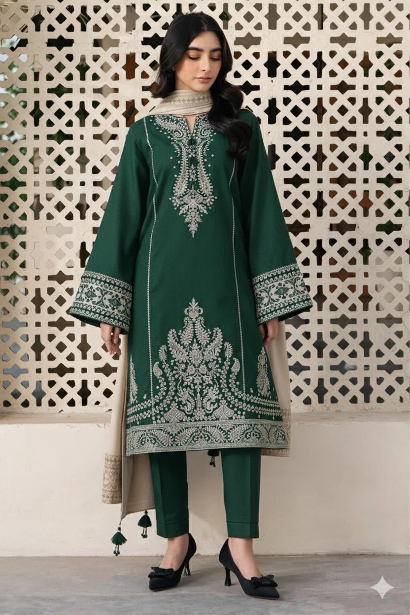 Jazmin Heavy Embroided 3 pcs