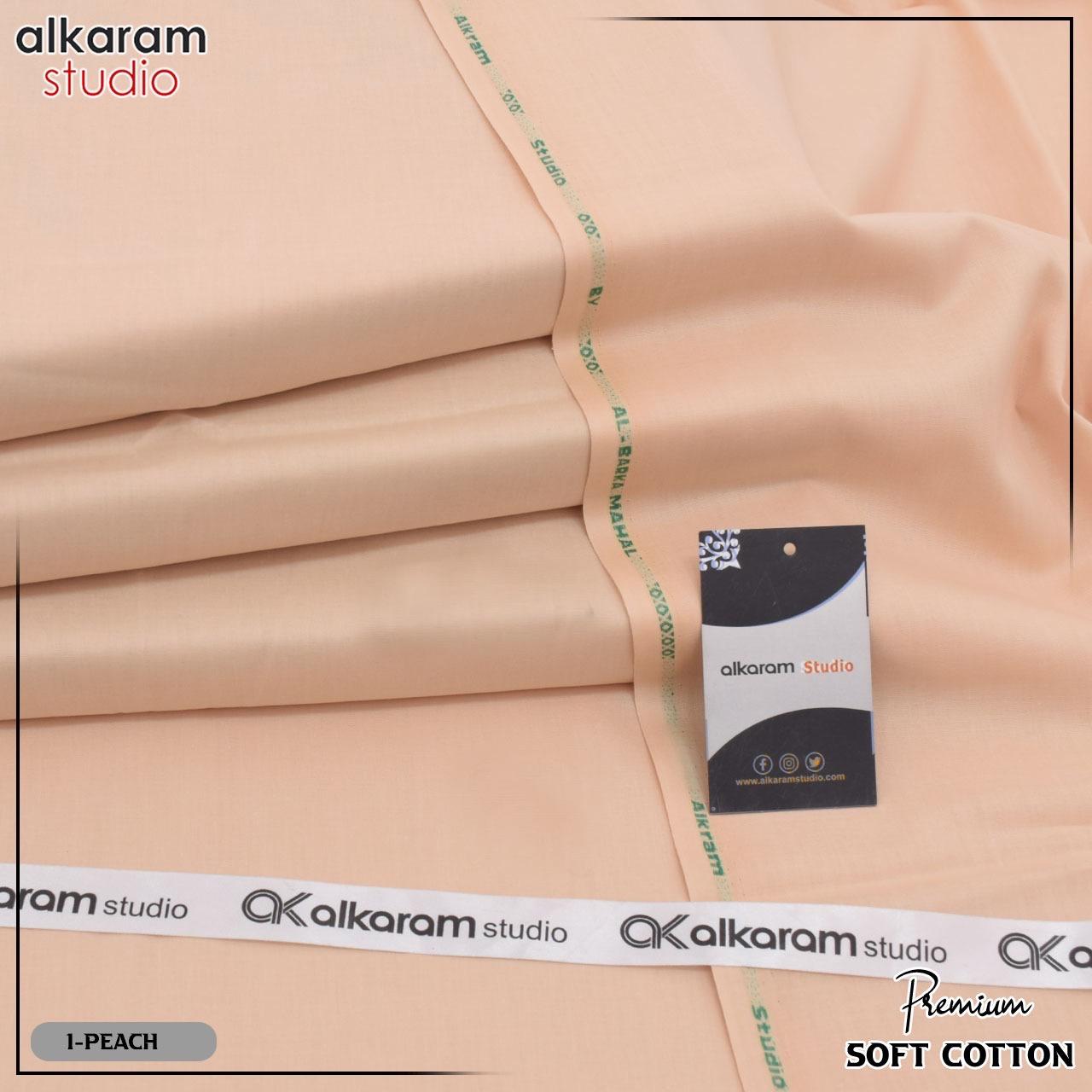 Alkaram Soft Cotton (peach)
