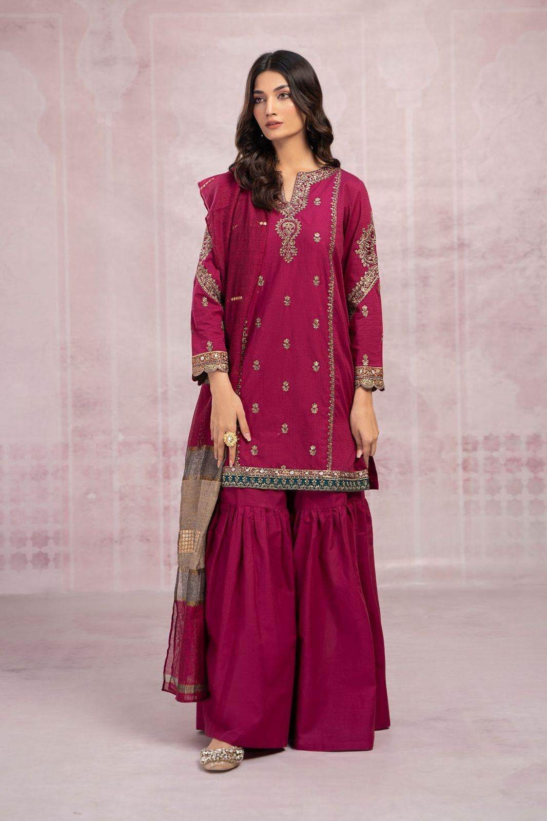 Maria B. Heavy Embroided 3 pcs