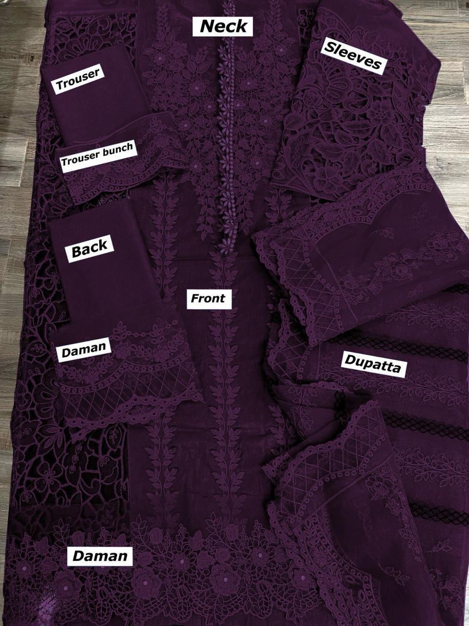 Marica b Heavy Embroided 3Pcs