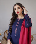 DHANAK EMROIDERED 3PC (E115)