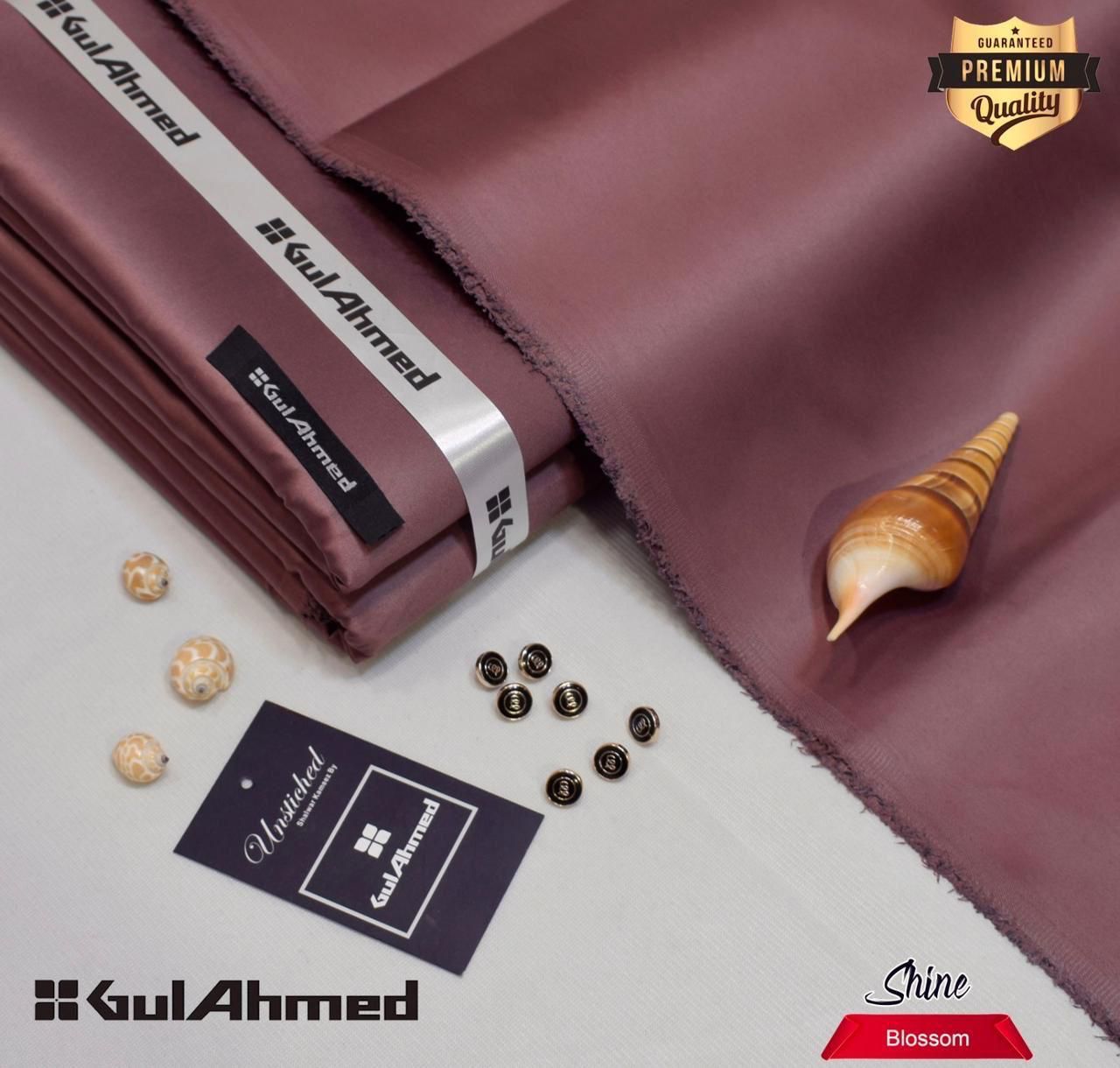 Gul Ahmed Cotton Sotton blossom– 4.5 Meter Unstitched | Premium Men’s Fabric