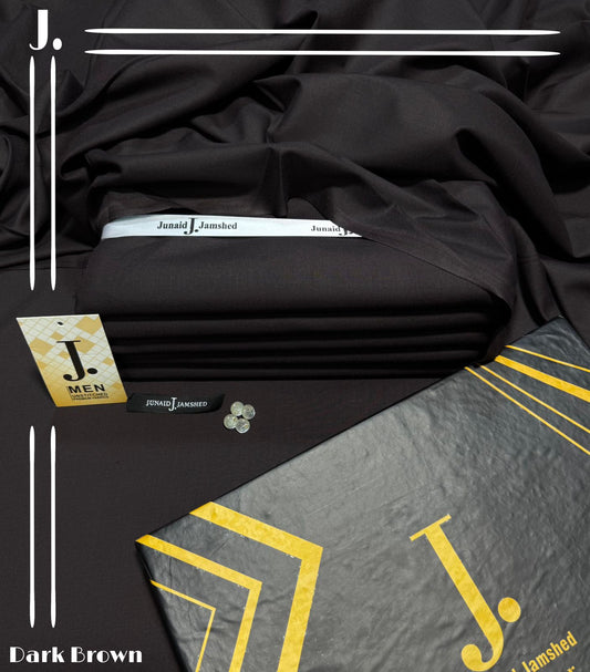 junaid Jamshaid Wash & Ware Black – 4 Meter Unstitched | Premium Men’s Fabric