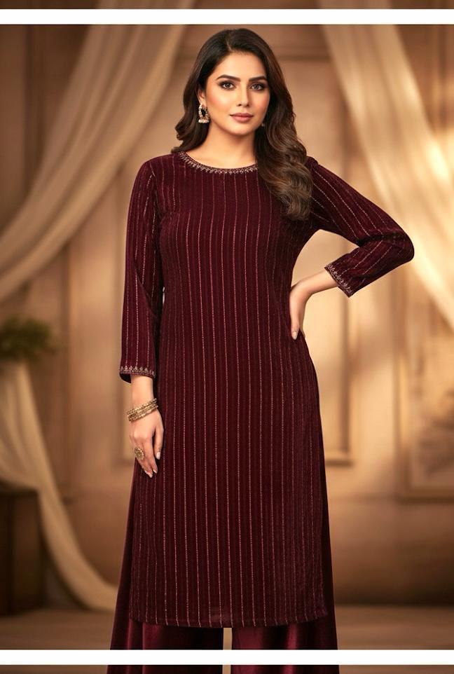 Chamki Velvet 2-Piece – Winter Collection 2024-25 (Latest Designs)