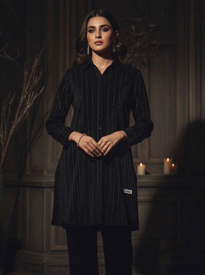 Chamki Velvet 2-Piece – Winter Collection 2024-25 (Latest Designs)