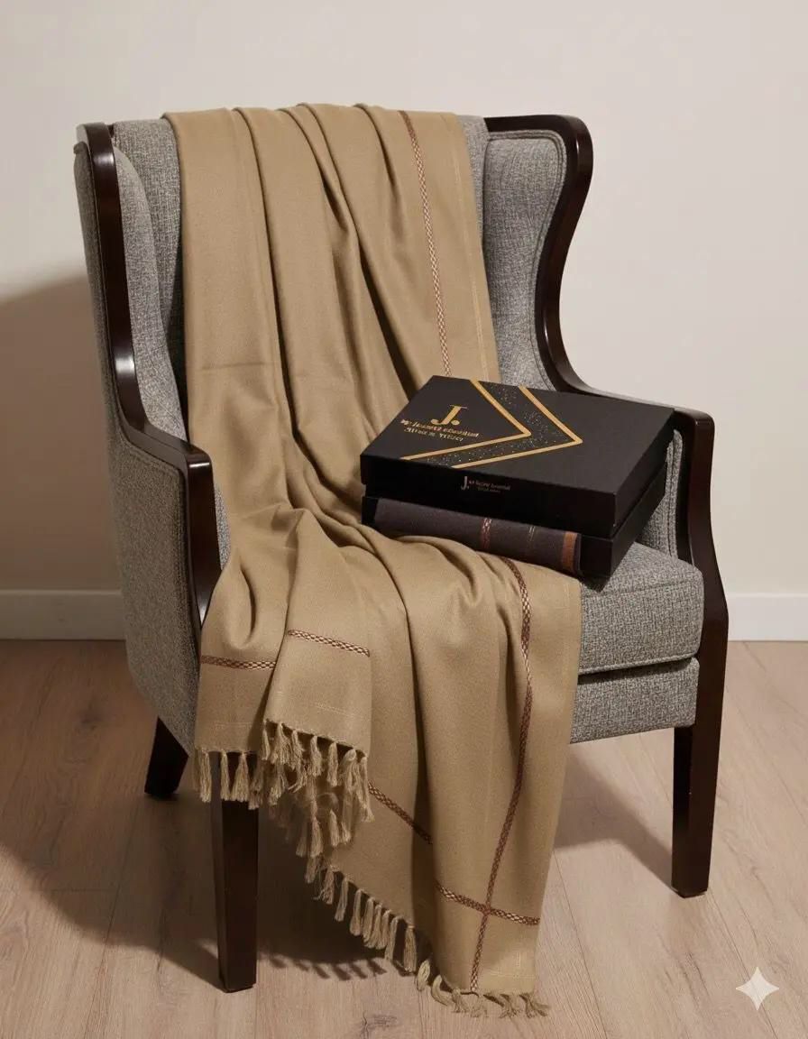 J. Premium Wool Shawl – Winter Collection